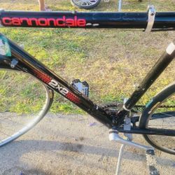 1990 Cannondale SH600 2x2, 28” Bike-Black with Red