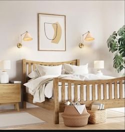 Rattan Wall Sconces, Plug in Wall Sconces Rattan Boho Sconces Hardwire Wrapped Wall Lamp Adjustable Swing Arm Wall Light Foldable Light Fixture Vintag