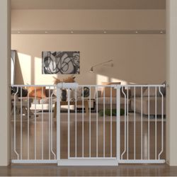 Up to 62" Extra Wide Auto Closing Baby Safety Gate - NEW in Box 