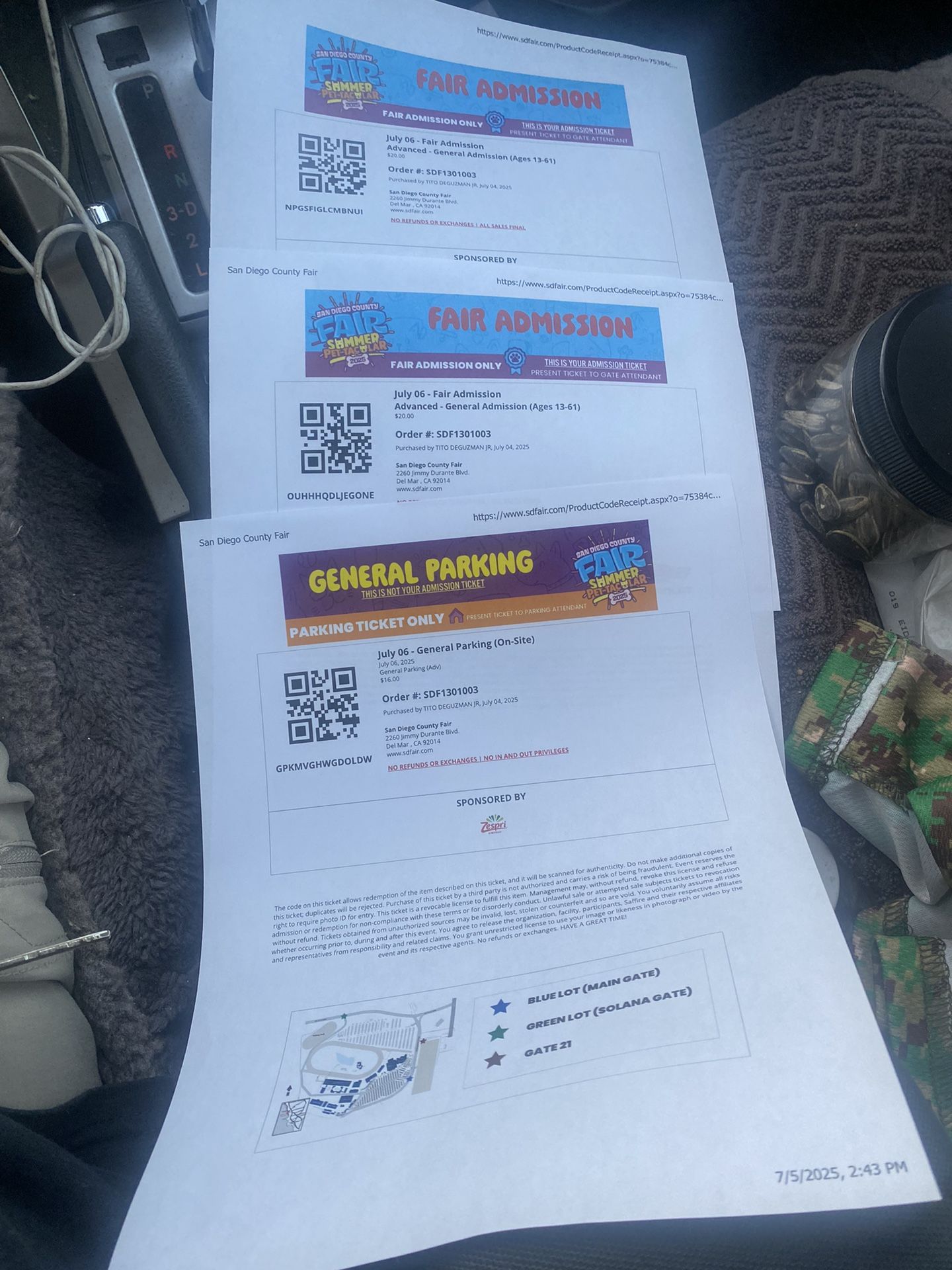SAN DIEGO FAIR TICKETS