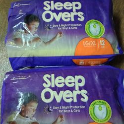 Never Open Sleep Overs Size XL $10 For Both 