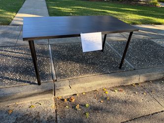 IKEA black desk