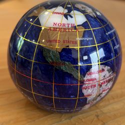 Kalifano 3” Gemstone Globe Paperweight