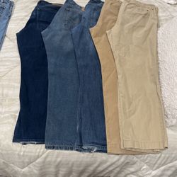 Guys pants 36/30 All For $30.