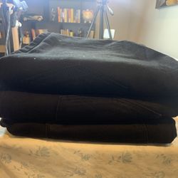 3‑Pack Black Jeans — Size 34 — ASOS x2 + TOPMAN (Stretch Skinny 34S) 