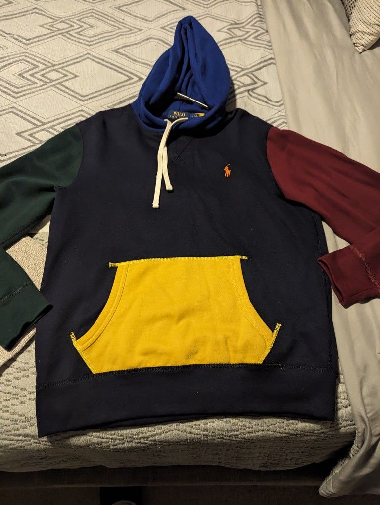 Polo Color block Hoodie