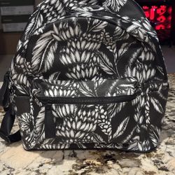 I.N.C .International Concepts® Faux-Leather Leaf-Print Backpack