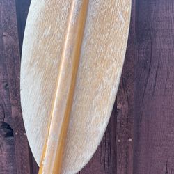 Lightweight Vintage Wooden Kayak Paddle