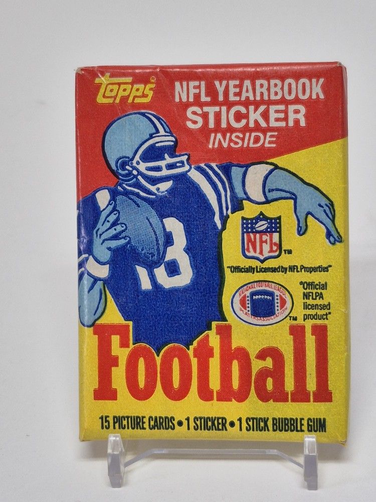 1985 Topps Football Wax Pack - Warren Moon RC Year