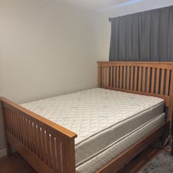 3 Piece Bedroom Set, Queen Bed With Mattress And Boxspring