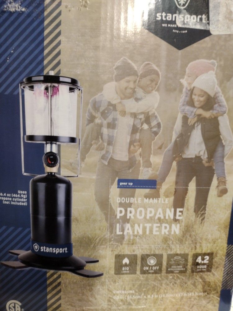 Stansport Double Mantle Propane Lantern, UNUSED