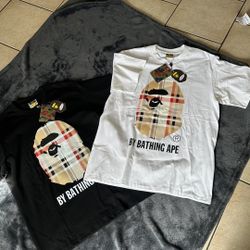 Bape Burberry shirts 