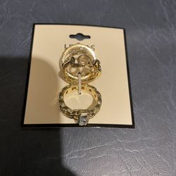 5 Pack Gold Tone Rings New