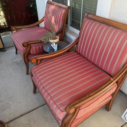 Two piece outdoor seats