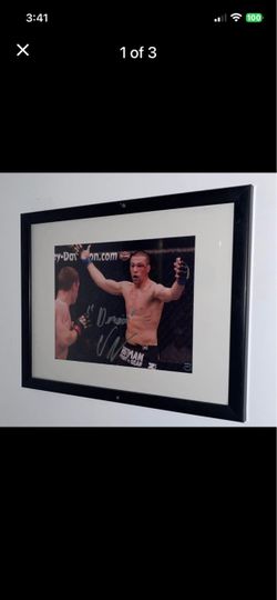 Signed Josh Neer framed photo  UFC