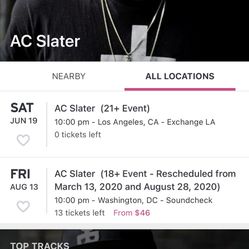 AC Slater - June 19th, Exchange LA