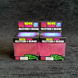 NEEDOH NICE CUBE GLITTER & GLOW PINK