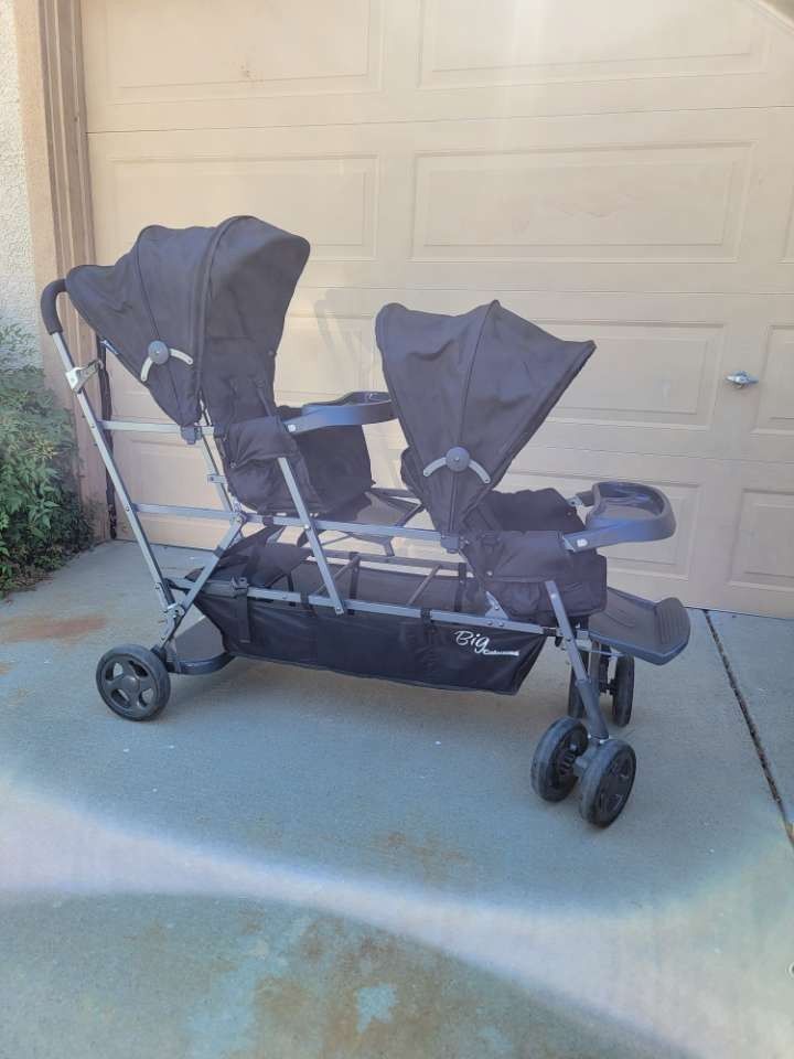 Joovy Black Big Caboose Triple Stroller