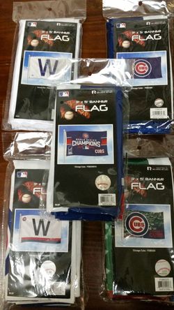 3'×5' Cubs flags $25 each