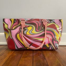 Beautiful Liz Claiborne Vinyl Tote