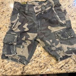 Jordan Craig Boys 4t Distressed Camo Cargo Shorts