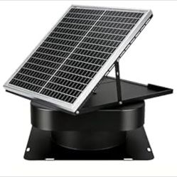 New In Box Solar Attic Vent Fan 
