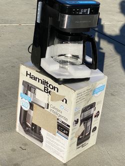 Hamilton Beach Works with Alexa Smart Coffee Maker 12 Cup Black/SS (49350)