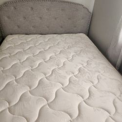 Queen Bed With Mattress 