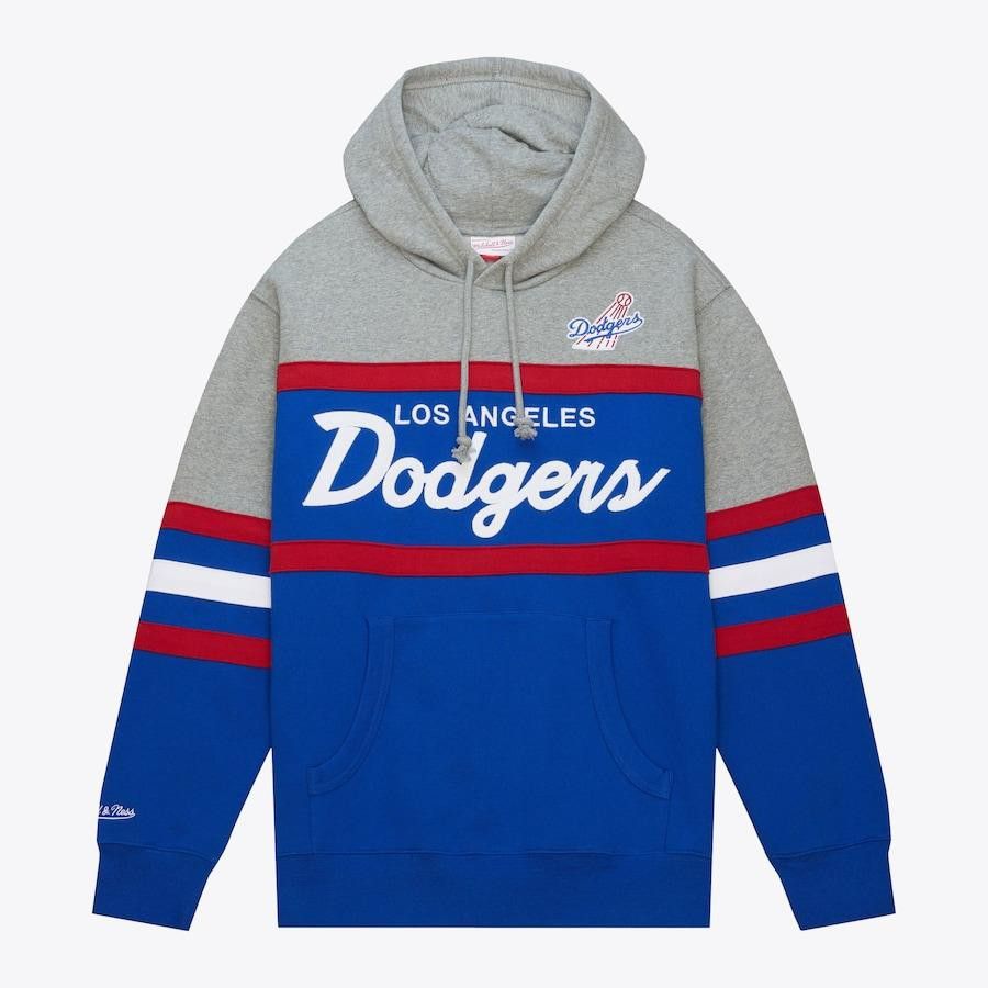 LOS ANGELES DODGERS - HOODIE - JACKET - MITCHELL & NESS AUTHENTIC 
