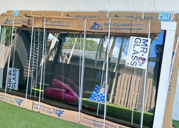 NEW Mr. Glass Impact Sliding Door – 150" x 95.75" – 3 Panel