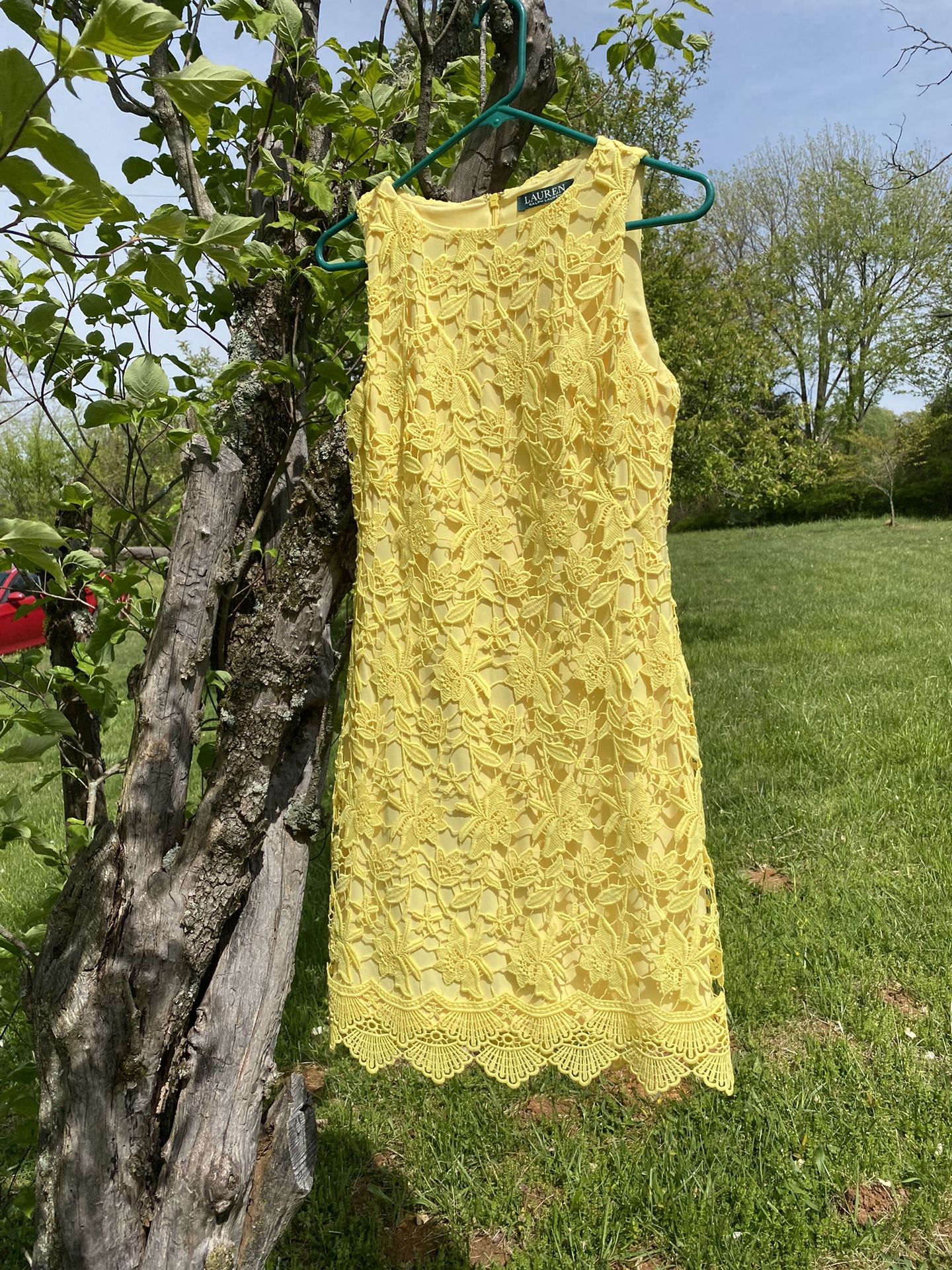Ralph Lauren Yellow Floral Dress