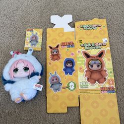 OFFICIAL Naruto Sakura Top Toy Plush Keychain