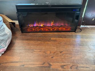 38” electric heater  fire place