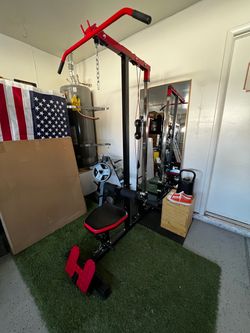 Lat pull down & row tower