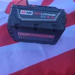 Milwaukee M18 5AH Battery  New