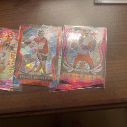 Card Collection With Over 130 Prism Parallels 