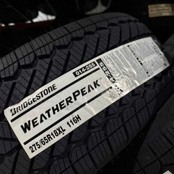 275 65 18 Bridgestone WeatherPeak