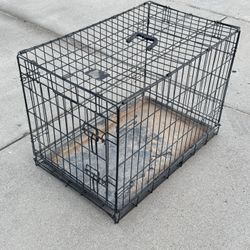 Wire Medium Dog Cage / Kennel (LxWxH: 30” x 20” x 22”)