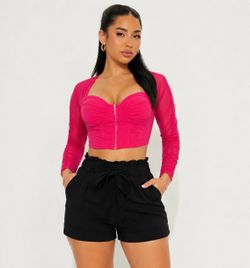 Black belted shorts (small-medium)