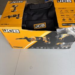 JCB 20v 2 Piece Impact Drill Driver Set 
