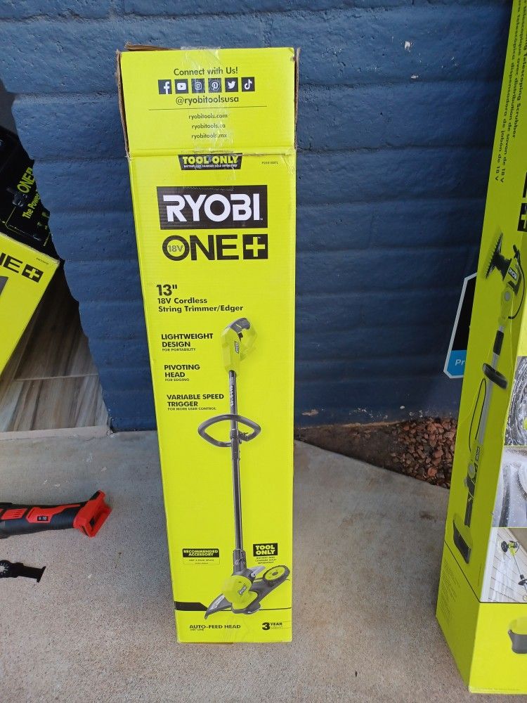WEED EATER RYOBI 18V TOOL ONLY