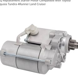 TRQ Replacement Starter Motor Compatible with Toyota Sequoia Tundra 4Runner Land Cruiser