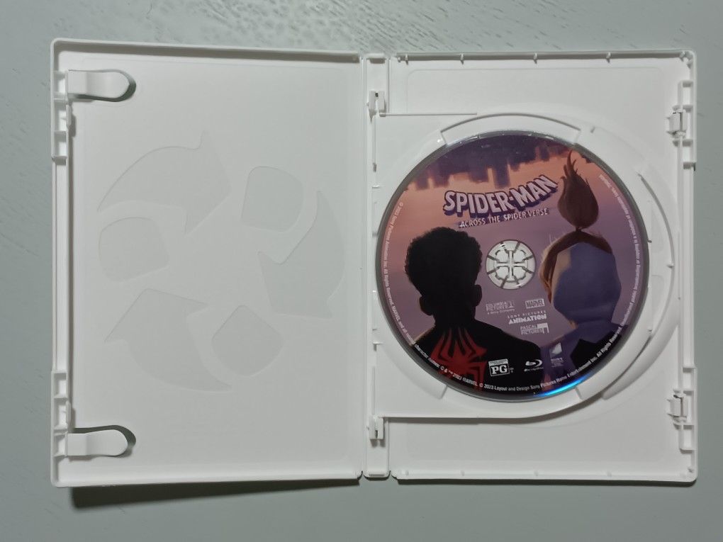 Spider-Man: Across The Spiderverse Moive Blu-ray Disc (No Original Case)