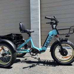 DWMEIGI MG2301 750 Watts BAFANG Motor Folding Electric Tricycle Trike 