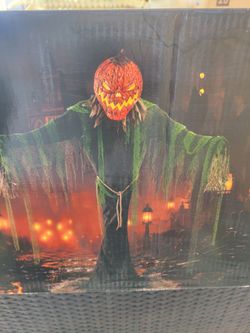 Halloween Pumpkin Scarecrow Decoration