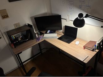 L shaped desk
