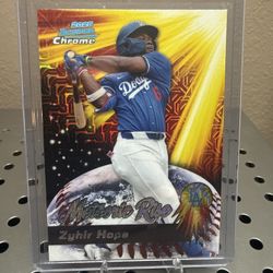 2025 Bowman Chrome - Meteoric Rise Zyhir Hope #MR-19 Mojo Refractor (RC)