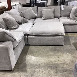 Fabric Modular Sectional 6pc 