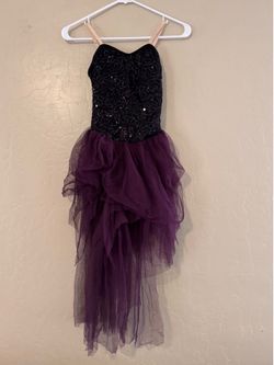 Weissman RN 64830 Dance Costume, sequin tulle dress, Medium Child