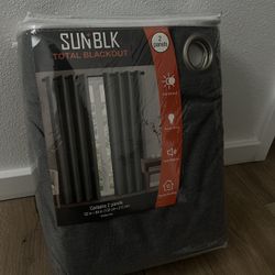 Grey Blackout Curtains